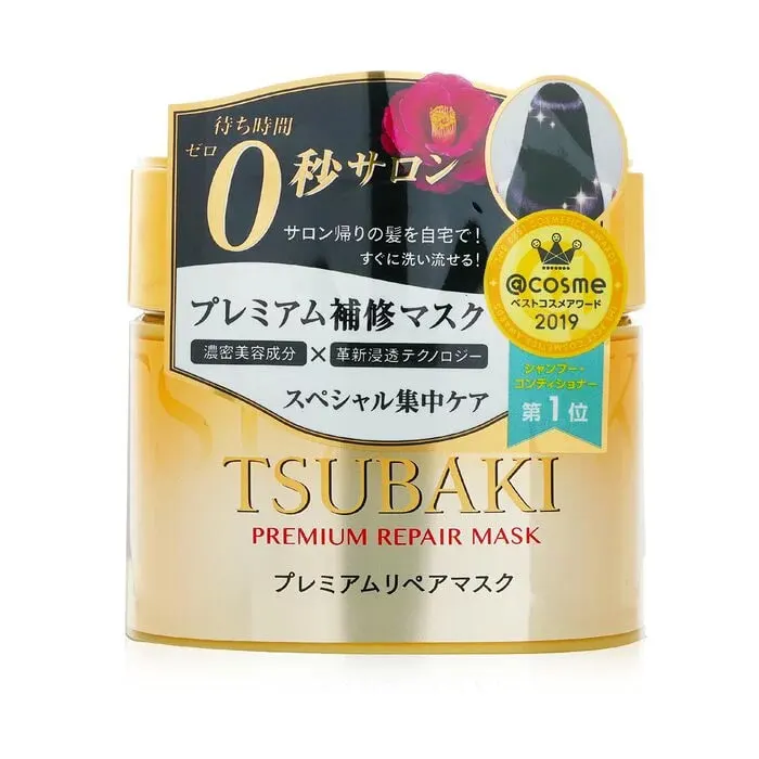 Восстанавливающая маска для волос, с маслом камелии, Tsubaki Premium EX Repair Mask (Hair Pack), 180g