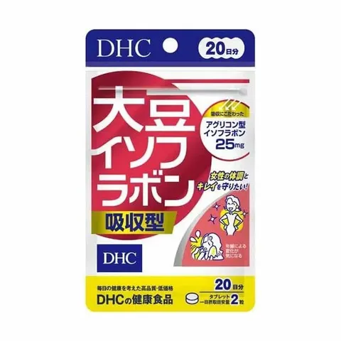 Изофлавоны сои на 20 дней приёма, DHC 20 days Soy Isoflavone Absorption Type, 40шт