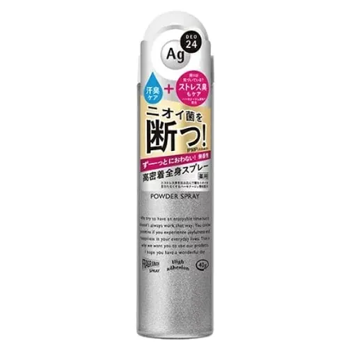 Дезодорант-антиперспирант, спрей с ионами серебра, без аромата, Fine Today AG Deo 24 Powder Spray Unscented, 40g