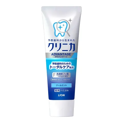 Lion Clinica advantage cool mint vertical toothpaste,130g.
