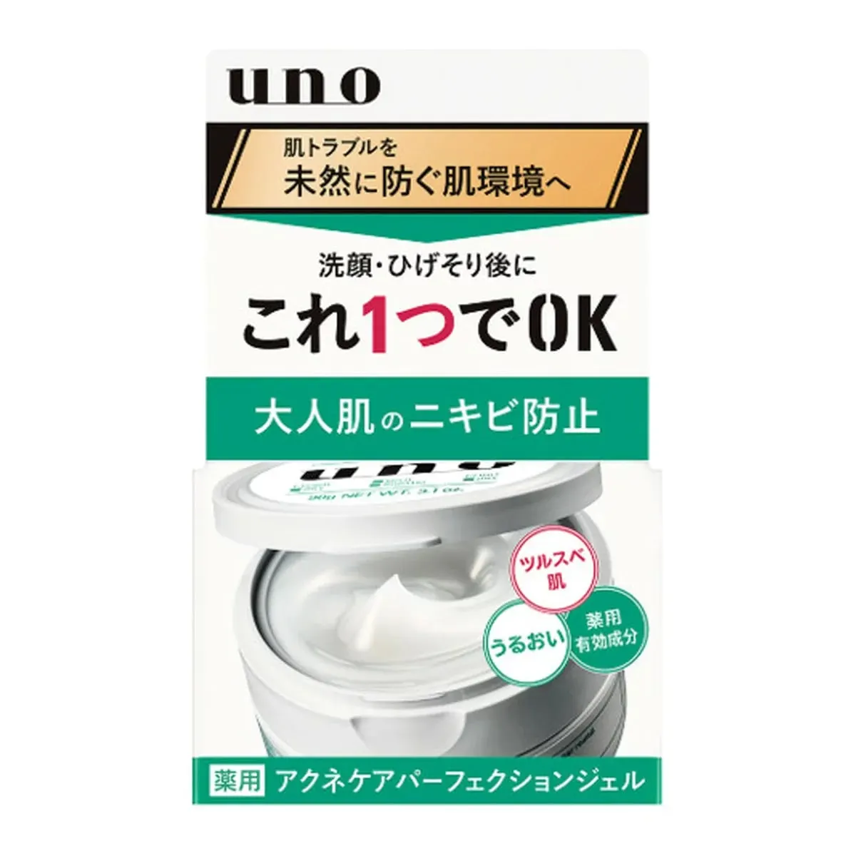 Универсальный крем-гель для проблемной кожи лица, для мужчин, Fine Today Uno Medicated UV Perfection Gel, 80g