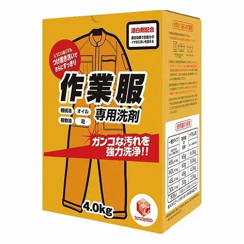 Средство для стирки рабочей и сильнозагрязнённой одежды, Daiichi Sekken Laundry Club Detergent for work clothes, 4kg