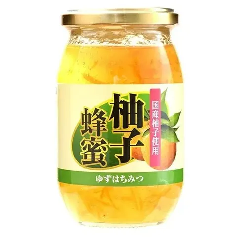 Мед из японского лимона Юзу - поднятие иммунитета, UNIMAT RIKEN Yuzu honey, 400g