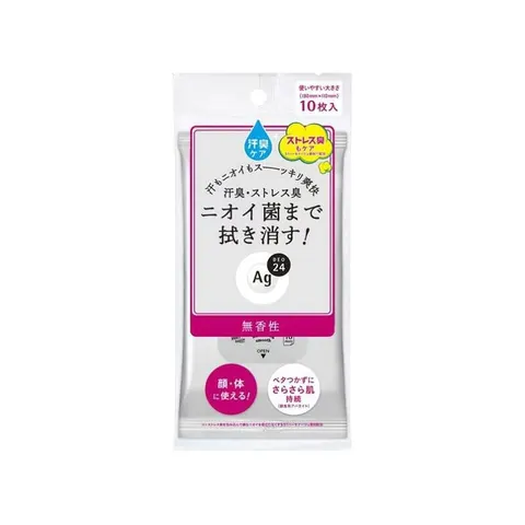 Fine Today AG Deo 24 Clear Shower Sheet Unscented, 10 sheets