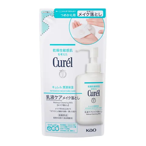 Curél молочко для снятия макияжа Intensive Moisture Care, сменный блок 180 мл