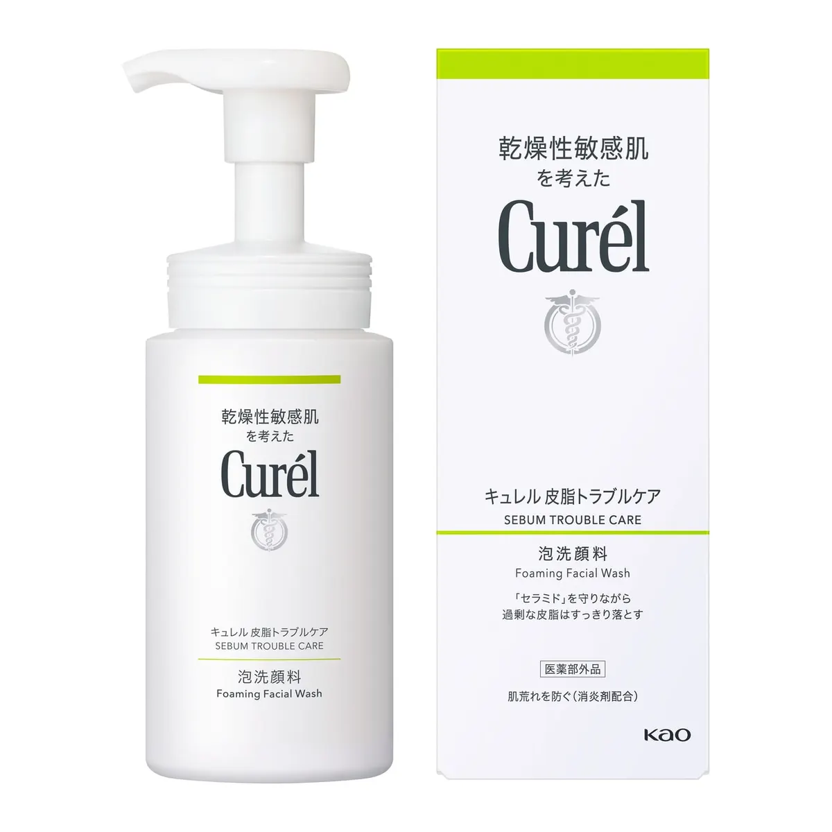 Curél пенка для умывания Sebum Trouble Care, 150 мл
