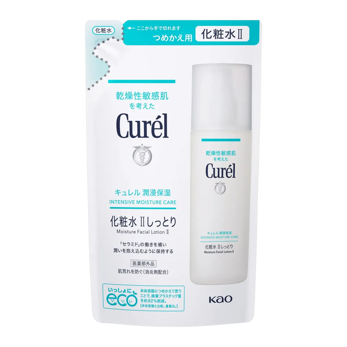 Curél лосьон для лица Intensive Moisture Care, тип II (увлажняющий), сменный блок 130 мл
