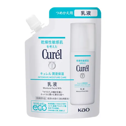 Curél увлажняющая эмульсия для лица Intensive Moisture Care, сменный блок 100 мл