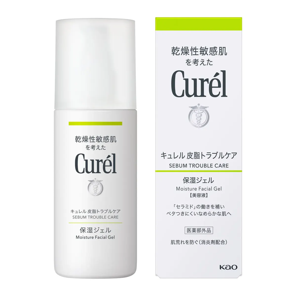 Curél увлажняющий гель для лица Sebum Trouble Care, 120 мл