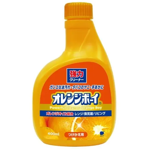 Спрей чистящий, универсальный, с апельсиновым маслом, запасной блок, Daiichi Soap Orange Boy Strong Cleaner, Refill, 400ml