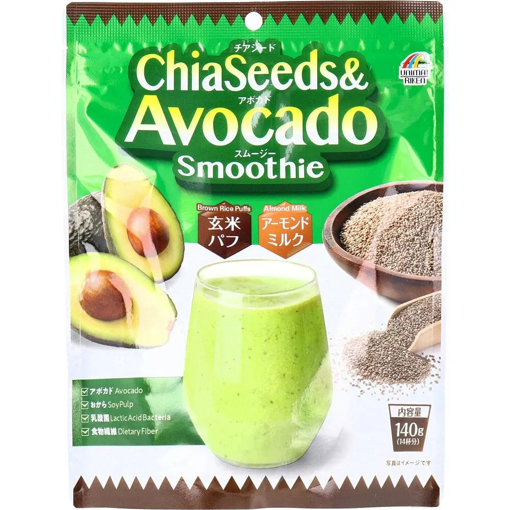 Смузи из семян чиа и авокадо, ,UNIMAT RIKEN Chia Seed & Avocado Smoothie, 140ｇ