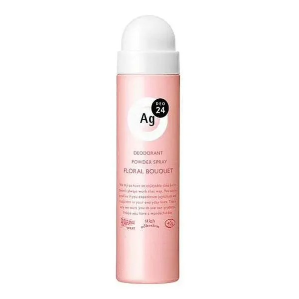 Дезодорант-антиперспирант, спрей с ионами серебра, аромат цветов, Fine Today AG Deo 24 Powder Spray Floral Bouquet S, 40g