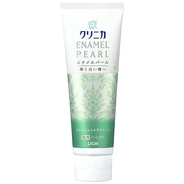 Зубная паста отбеливающая, с ароматом цитрусовых и мяты, Lion Clinica Enamel Pearl Fresh Citrus Mint, 130g