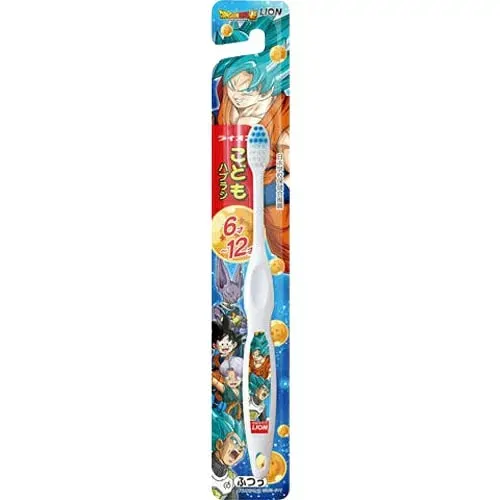 Зубная щётка средней жёсткости для детей от 6 до 12 лет, Lion Children's Toothbrush for 6-12 Years Old Dragon Ball Super, 1шт