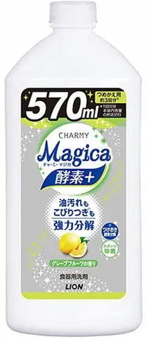 Lion Charmy Magica Enzyme + Grapefruit Scent, Refill, 570ml