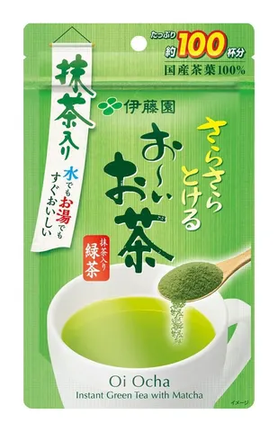 Itoen Oi Ocha instant green tea with matcha, 80 g