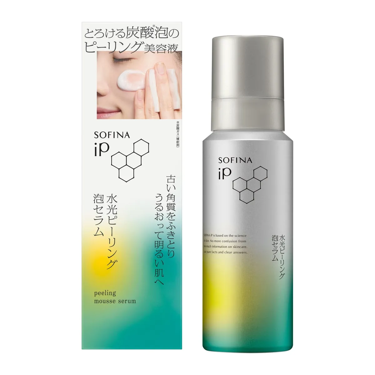 SOFINA iP Peeling Mousse Serum, пилинг-сыворотка в виде пены, 120 г