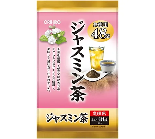 Жасминовый чай, пакетированный, Orihiro Value Jasmine Tea, 48 шт