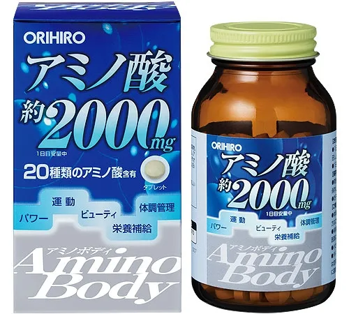 Комплекс аминокислот, Orihiro Amino Body Pills, 250шт
