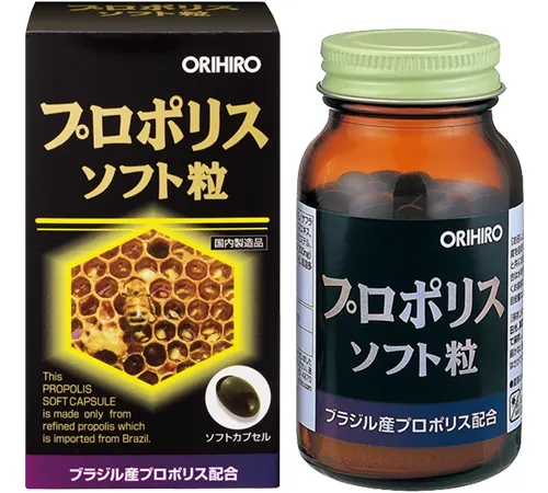 Прополис, Orihiro Propolis Soft Granules, 120шт