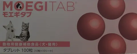 Kyoritsu Seiyaku Moegi Tab, добавка для суставов и кожи собак и кошек, 100 таблеток