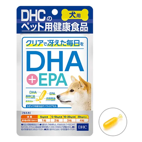 DHC DHA+EPA для собак, 60 капсул
