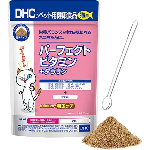 DHC Perfect Vitamin + Taurine для кошек, порошок 50 г