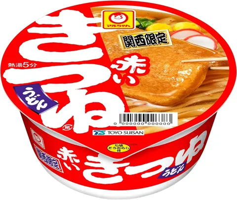 Maruchan Akai Kitsune Udon instant noodles, 96 g (Kansai version)