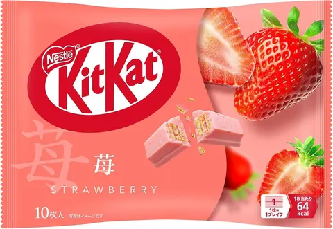 KitKat Mini Strawberry, 10 pcs
