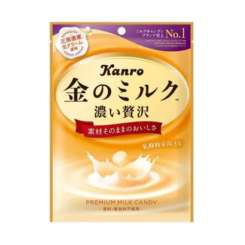 Kanro Kin no Milk candy, 80 g