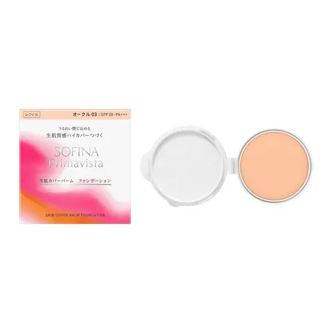 SOFINA Primavista Balm Foundation, тональный бальзам, Ochre 03, SPF30 PA+++, 11 г