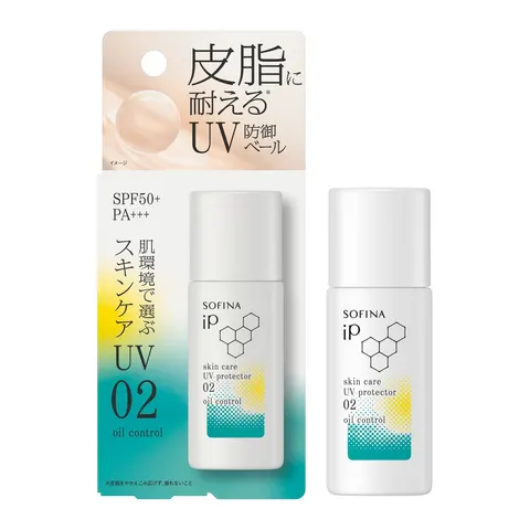 SOFINA iP Skincare UV, 02 для кожи, склонной к жирности, SPF50+ PA+++, 30 мл