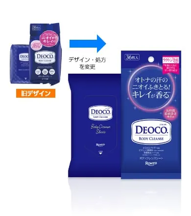 Deoco Body Cleanse Sheets, очищающие салфетки для тела, 36 шт