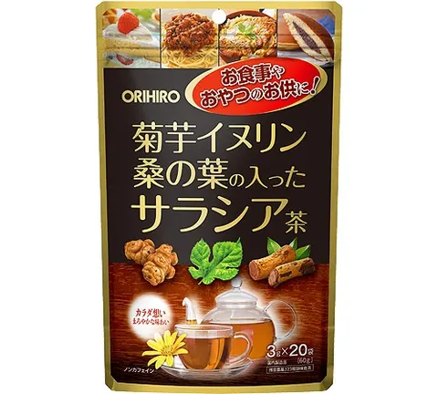 Orihiro Jerusalem artichoke inulin mulberry leaf Salacia tea