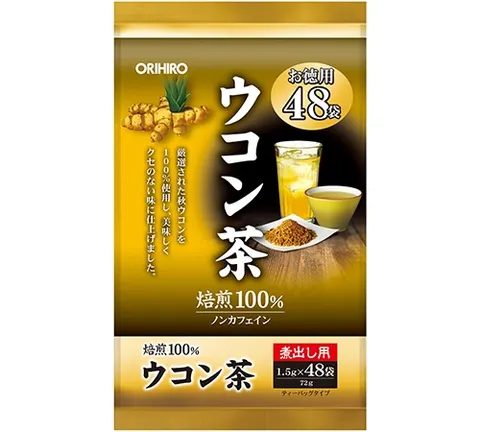 Orihiro Turmeric Tea, 48 bags