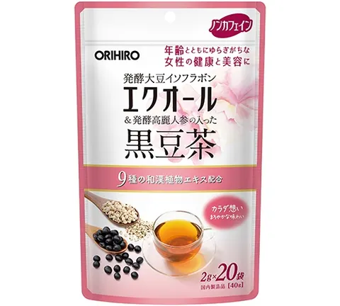 Orihiro Black bean tea with fermented ginseng and equol
