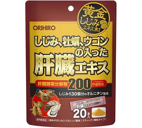 Orihiro Liver extract granules with clams, oysters, and turmeric