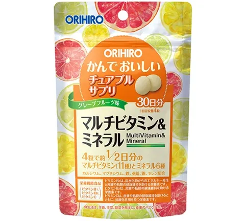 Orihiro Chewable Supplement Multivitamin & Mineral
