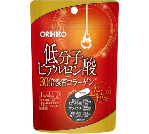 Orihiro low molecular weight hyaluronic acid + 30 times more concentrated collagen
