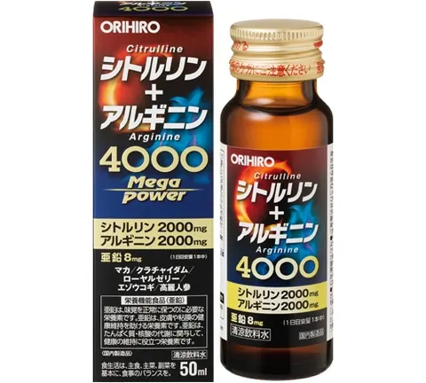 Orihiro Citrulline + Arginine Mega Power 4000