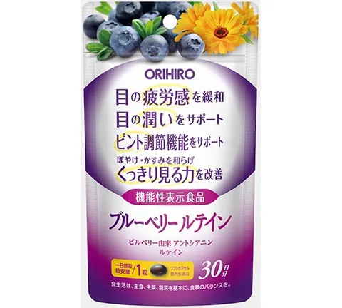 Orihiro Functional Food Blueberry Lutein 30 tablets