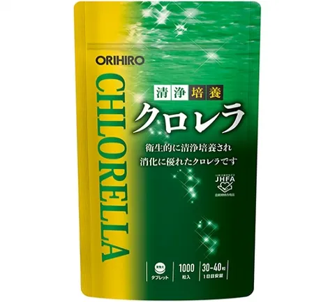 Orihiro clean cultured chlorella 1000 tablets